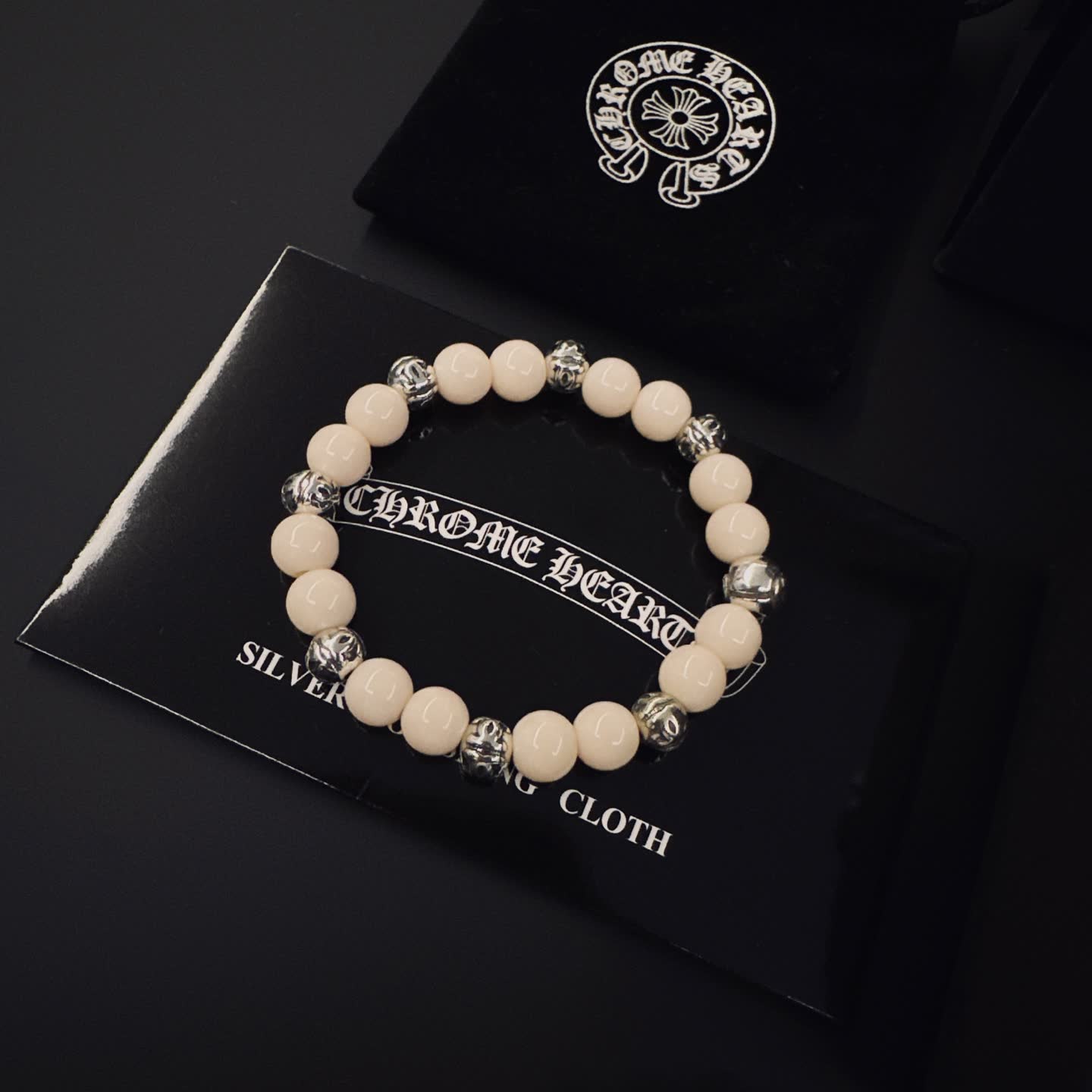 Chrome Hearts Beaded Bracelet Set